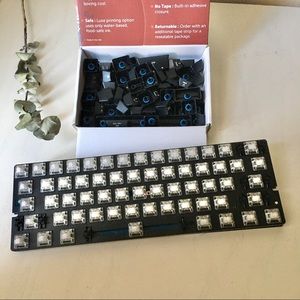 LP ANSI Layout Keyboard + Caps Noise Reducing Dampening O-Rings | 60% Layout